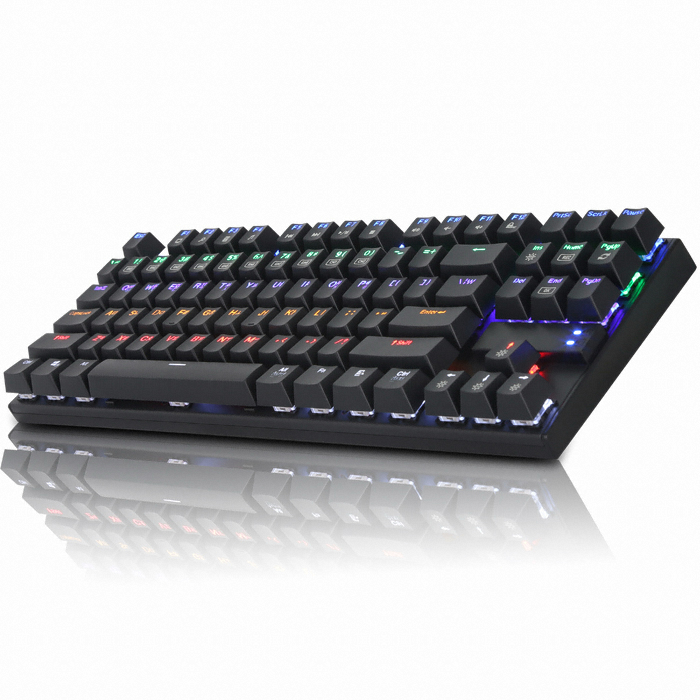 앱코 HACKER K640T 축교환 게이밍 기계식 텐키리스 (블랙, 적축)_이미지