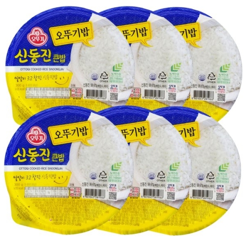 오뚜기 오뚜기밥 신동진 큰밥 300g (6개)_이미지