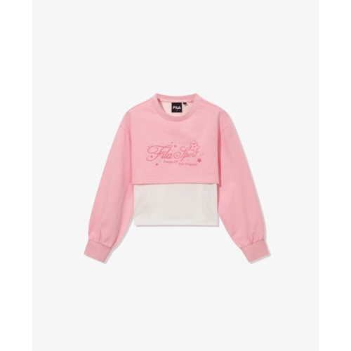 휠라 키즈 핫픽스 레이어드 맨투맨 (FK261PO07G003)_이미지