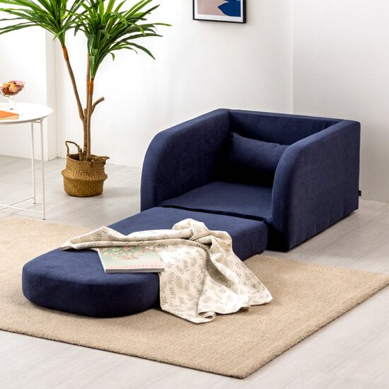 주드 3단 접이식 패브릭 소파베드 1인용