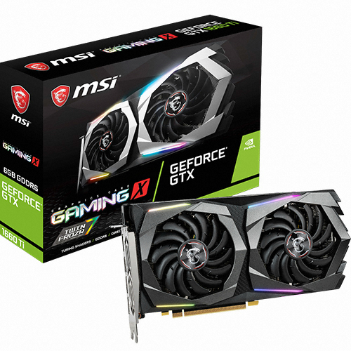 MSI 지포스 GTX 1660 Ti 게이밍 X D6 6GB 트윈프로져7_이미지