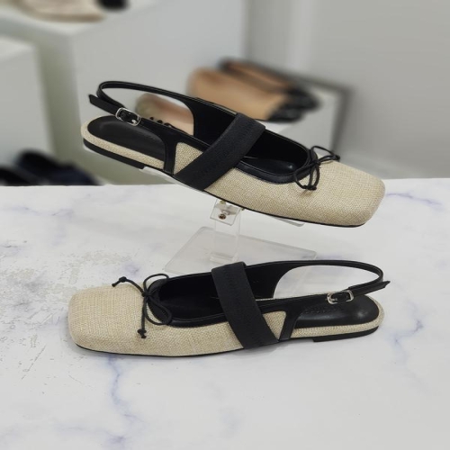 한슈 밴딩 메리제인 리본 장식 플랫 슬링백 1.7cm HS583120 33105706