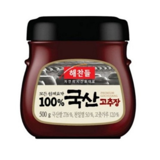 CJ제일제당 해찬들 모든 원재료가 100%국산 고추장 500g (2개)