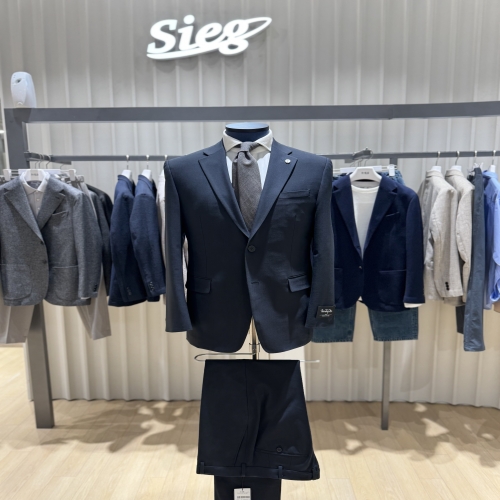 신원 지이크 PIJ2012 남성 수입원단 다크 네이비 정장