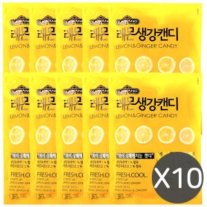일광제과 레몬 생강 캔디 250g (10개)_이미지