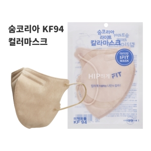 숨코리아 새부리형칼라마스크 KF94 대형 국산 1매입 50개
