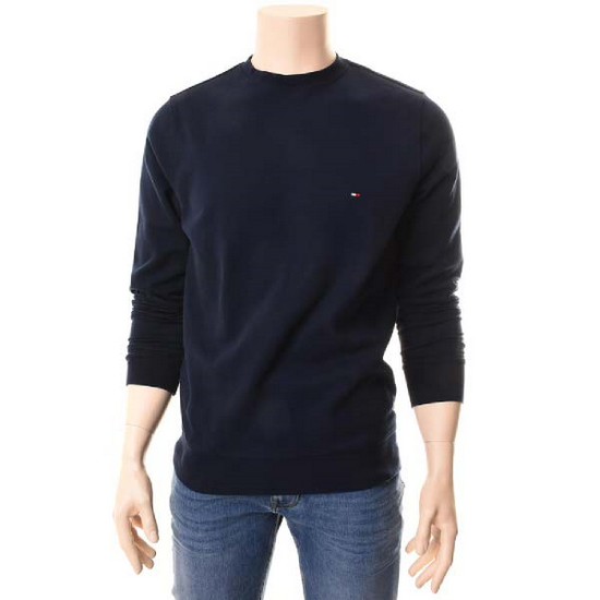 타미힐피거 남성 베이직 맨투맨 라운드 티셔츠 TMSS3KOE08D0 B60