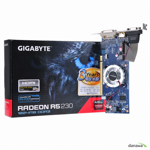 GIGABYTE 라데온 R5 230 UD2 D3 1GB LP_이미지