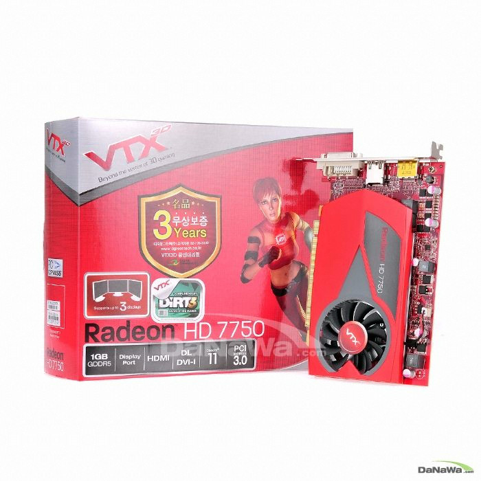 VTX3D 라데온 HD 7750 D5 1GB_이미지