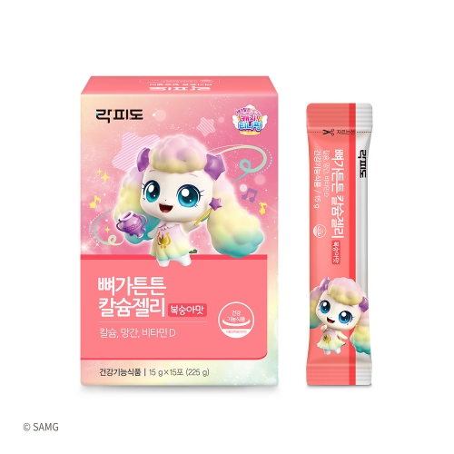 락피도 뼈가튼튼 칼슘젤리 15g 15포