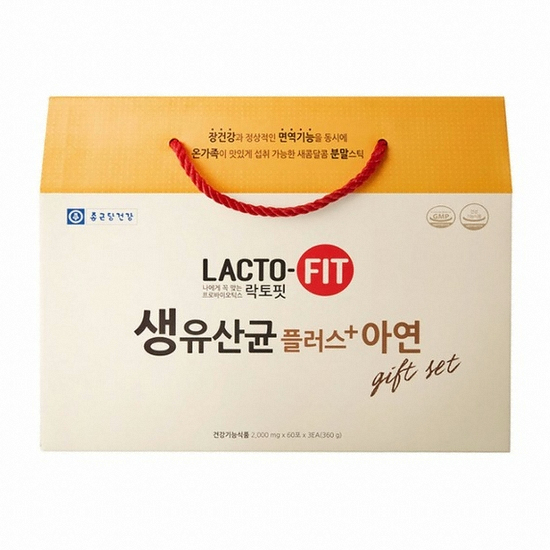 종근당건강 락토핏 생유산균 플러스 아연 60포 3개입 세트 (1개)