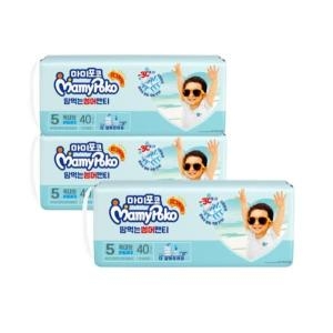 마미포코 2023 땀먹는 썸머 팬티형 5단계-남아용 (120매)_이미지