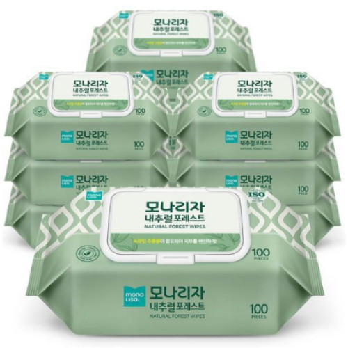 내추럴 포레스트 물티슈 캡형 100매