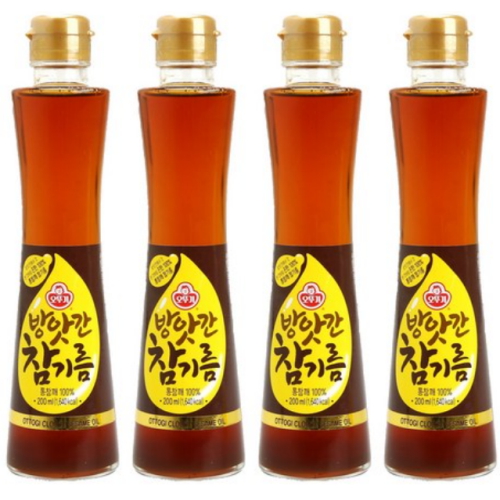 오뚜기 방앗간 참기름 200ml (4개)_이미지