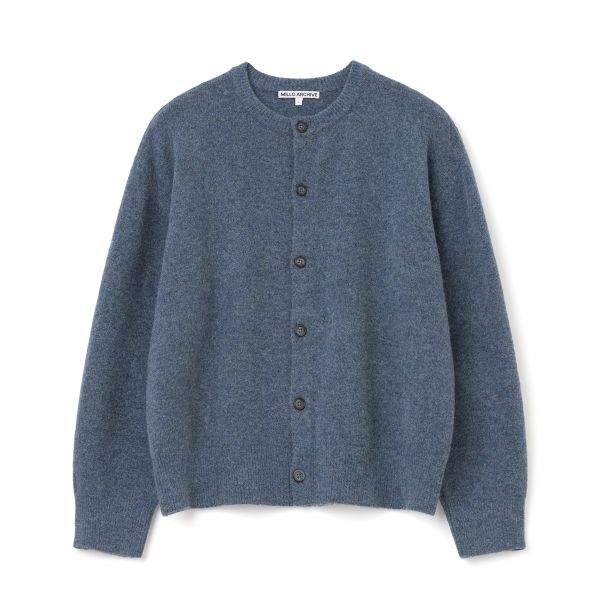 밀로 MILLO ARCHIVE 크롭 무브 가디건 인디고 블루 ML315IDB 271882_이미지