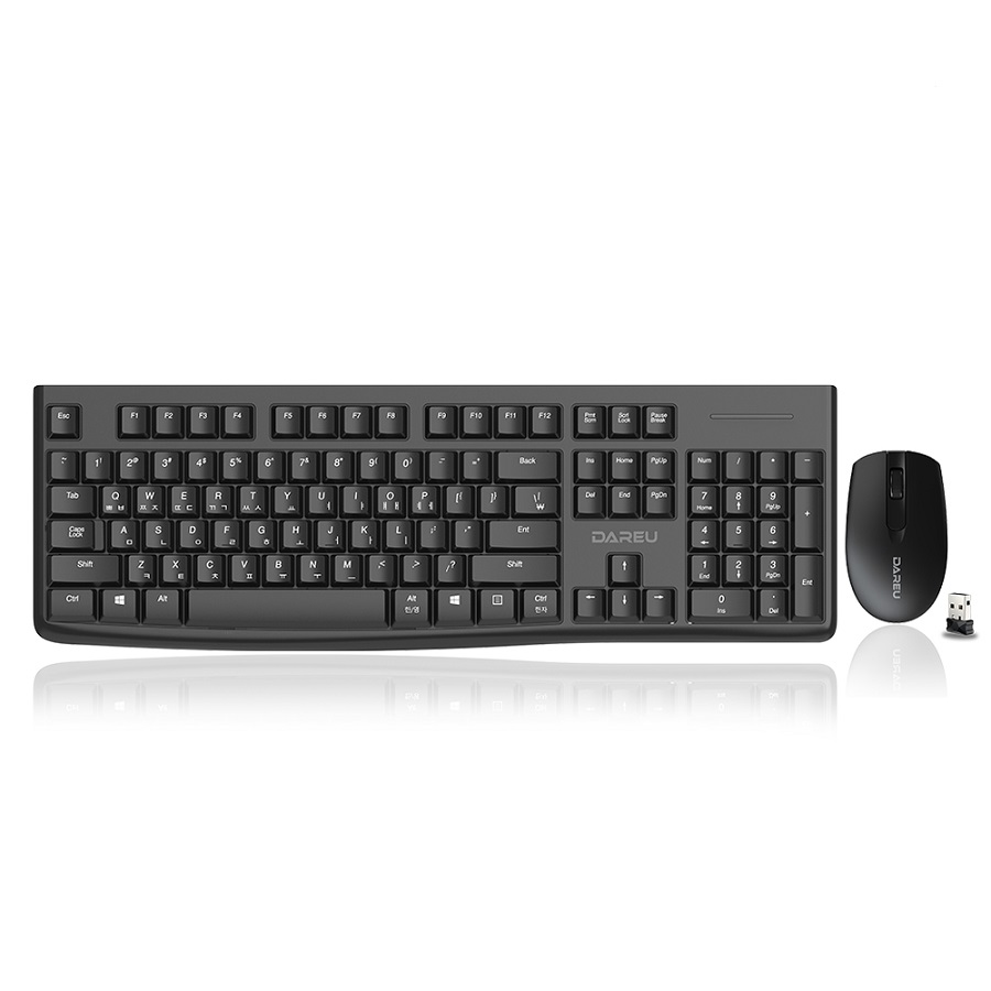 다얼유 LK186G 무선 키보드 마우스 세트
