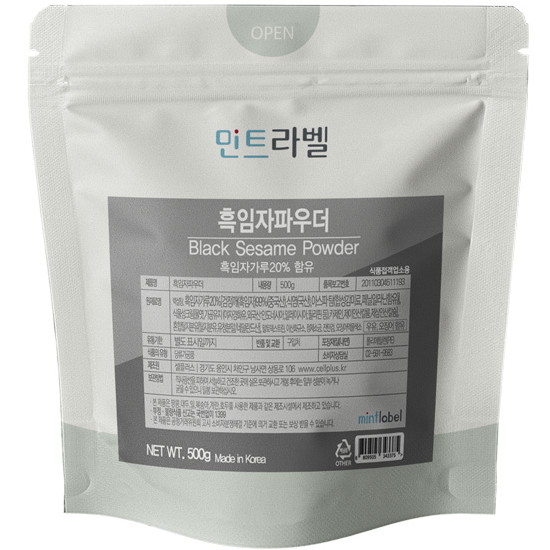 셀플러스 민트라벨 흑임자 파우더 500g (18개)