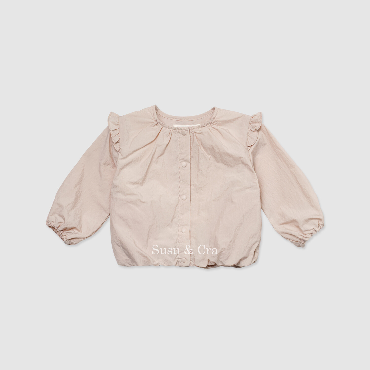  슈슈앤크라 mini 네일로아 바람막이 점퍼 핑크 025202FDC01PK