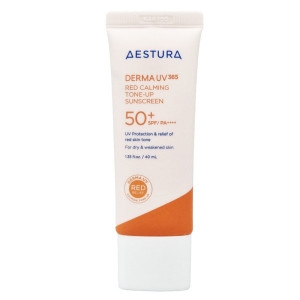 에스트라 더마 UV 365 레드 진정 톤업 선크림 40ml_이미지