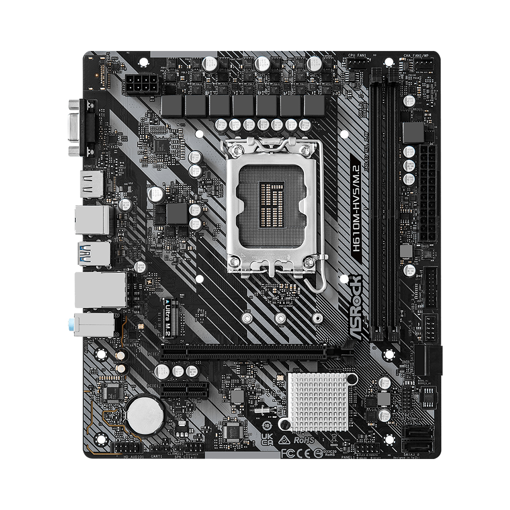 ASRock H610M-HVS M.2 R2.0 D4 �����Ƽ���� (��ũ)