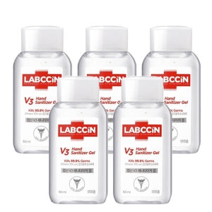 랩신  랩신 손소독제 휴대용 손소독젤 60ML 5개