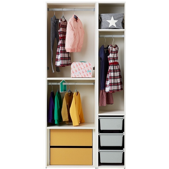한샘 모모로 주니어 2단서랍A 옷장 900_이미지