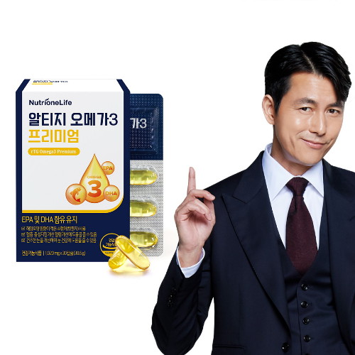 뉴트리원 뉴트리원라이프 알티지 오메가3 프리미엄 30캡슐 (1개)