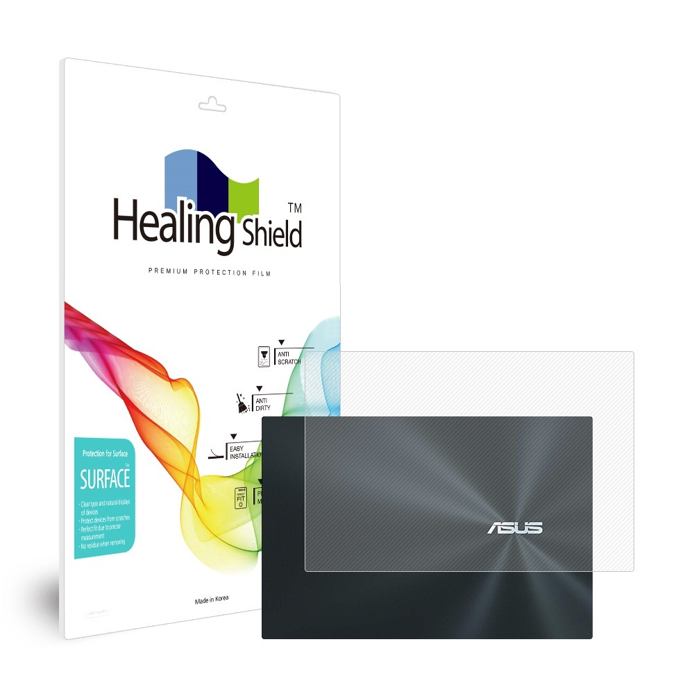 폰트리 힐링쉴드 ASUS 젠북 듀오 UX481FL 무광 외부보호필름 상판 2매