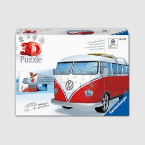 코리아보드게임즈 R125166 3D 퍼즐 폭스바겐 T1 서퍼 에디션 162피스