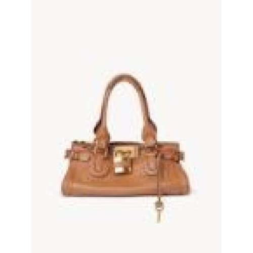 끌로에 Paddington in grained leather bag_CH25WS802P75209