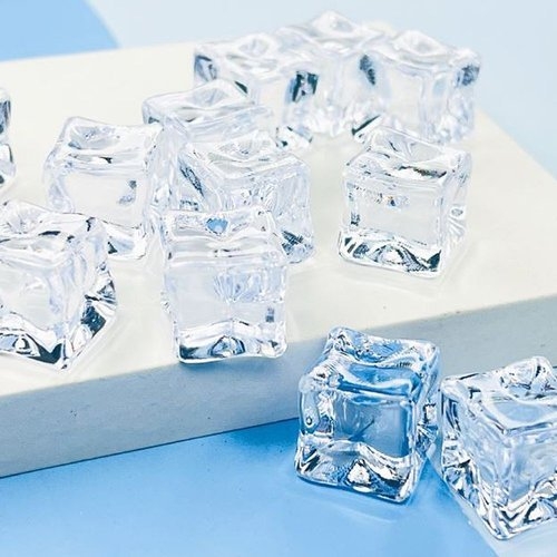 데코 장식용 소형 아크릴 얼음 가짜 모형 아이스큐브 WE4094D_이미지