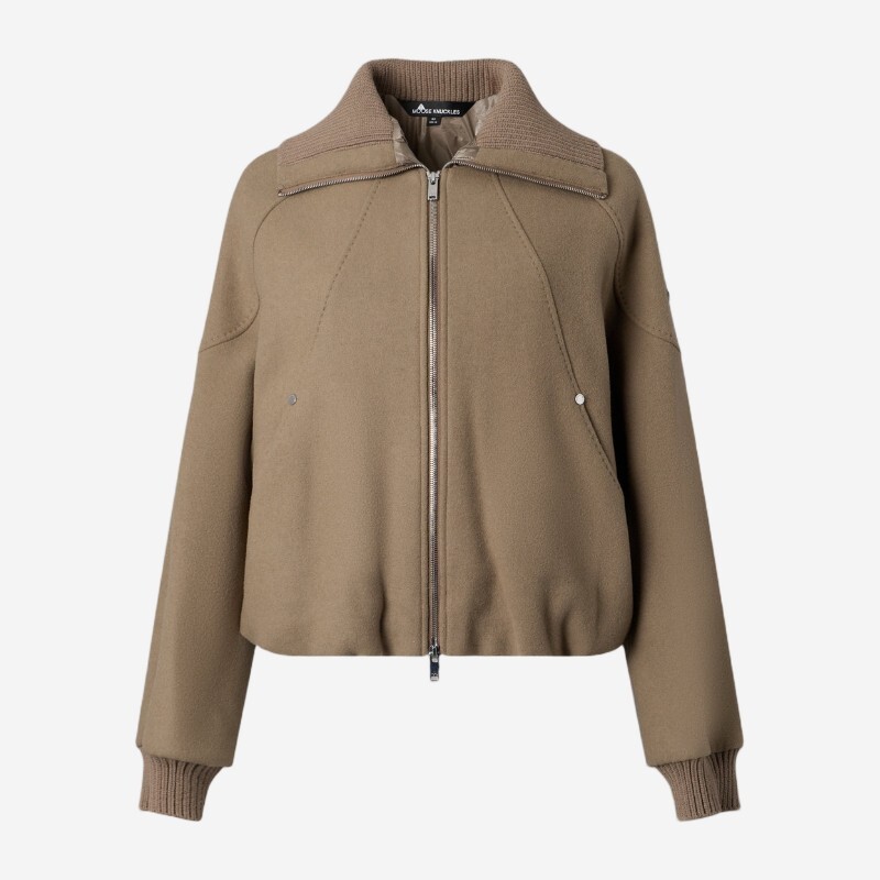 립 칼라 울 블렌드 블루종 M36LW410 1968