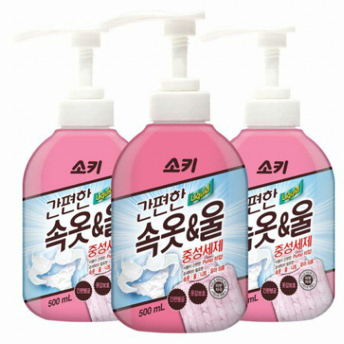 소키 간편한 속옷&울 중성세제 500ml