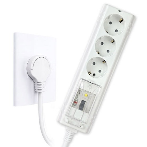 제로갭 3구16A 누전차단 고용량 슬림멀티탭