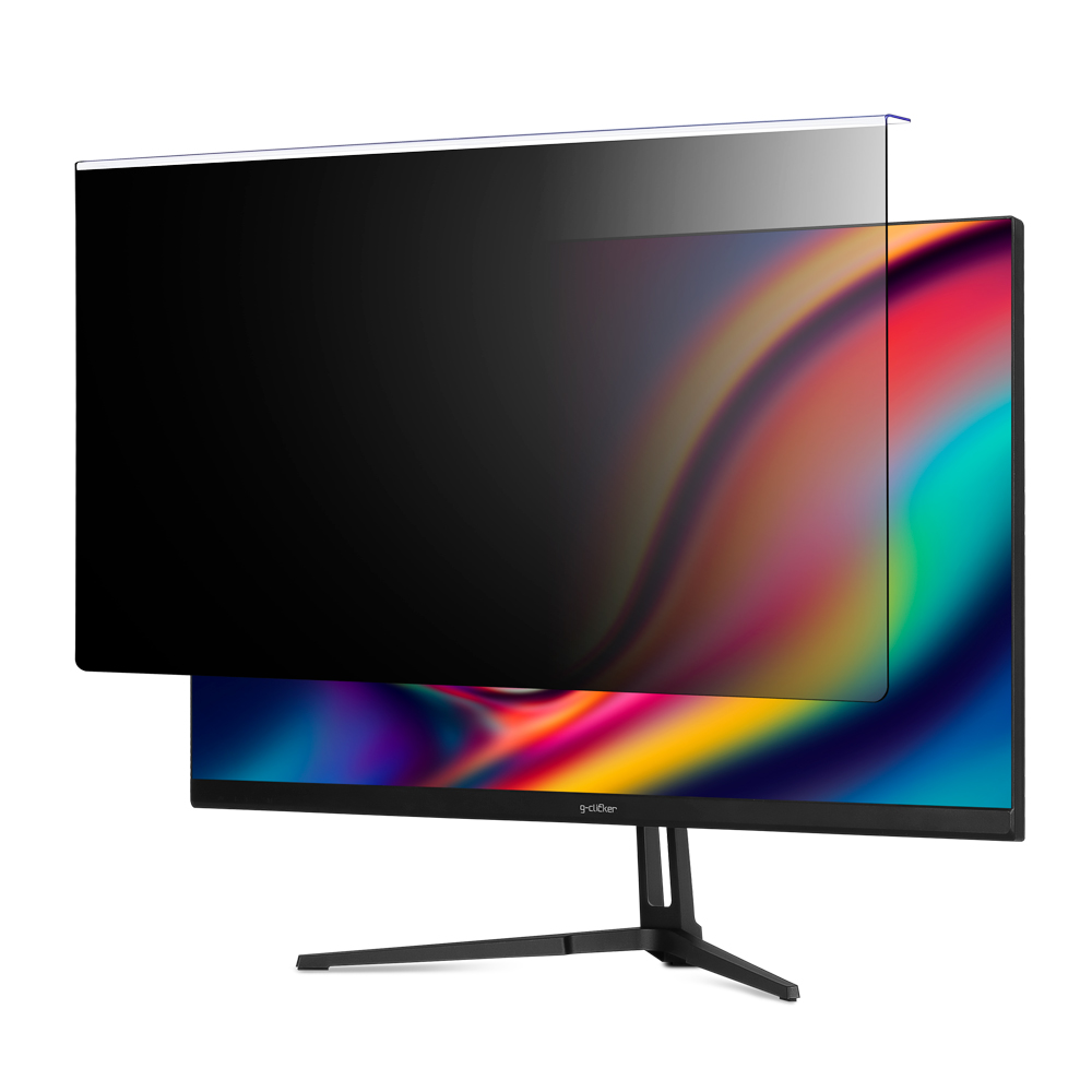 지클릭커 휴 쉴드 정보보안 블루라이트 차단 거치형 모니터필름 (27인치)_이미지