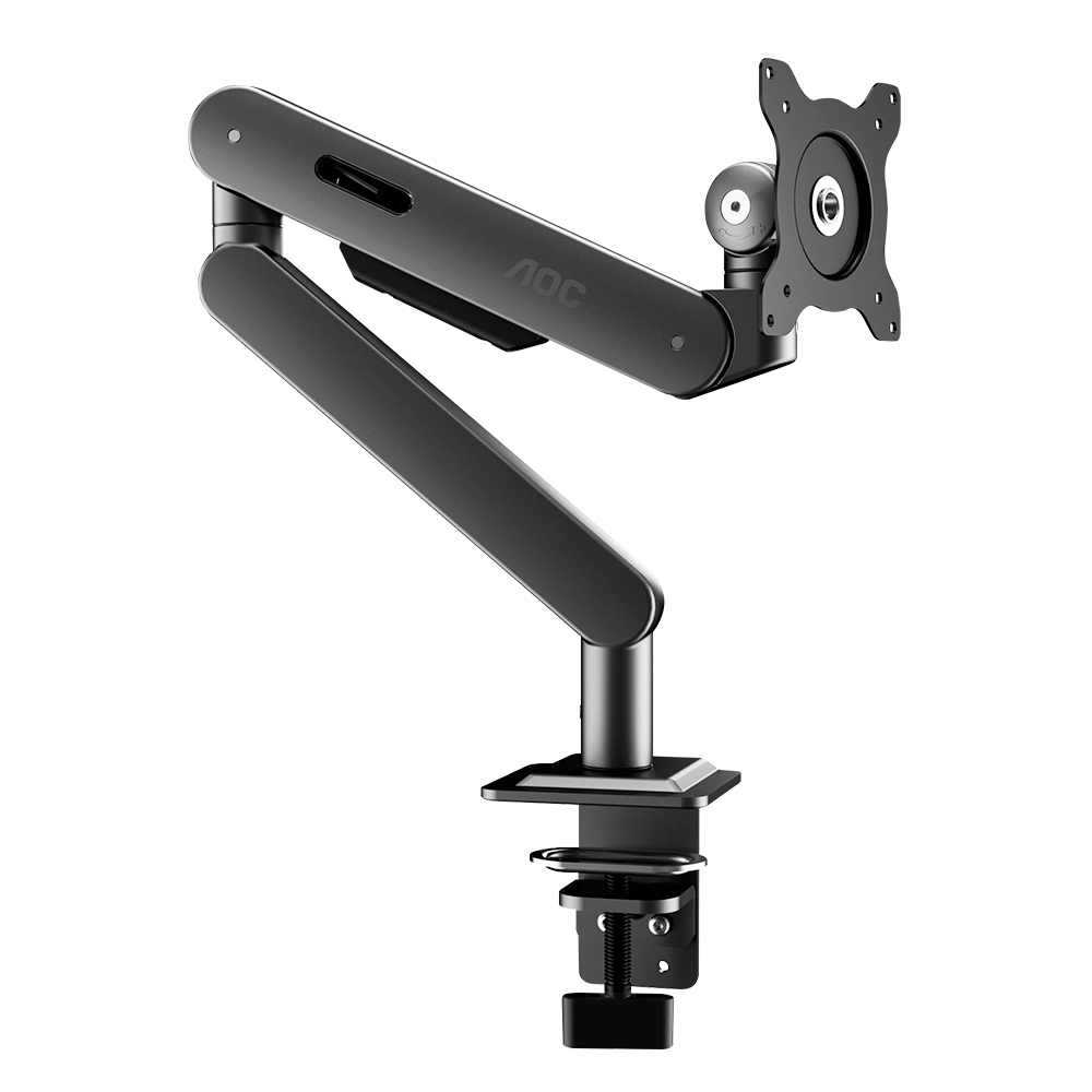 알파스캔 AOC AM406 울트라 티타늄 그레이 싱글 모니터암_이미지