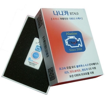 난이네집 나니카 <b>OBD2</b> 차량 진단 <b>스캐너</b> ELM327-BT4