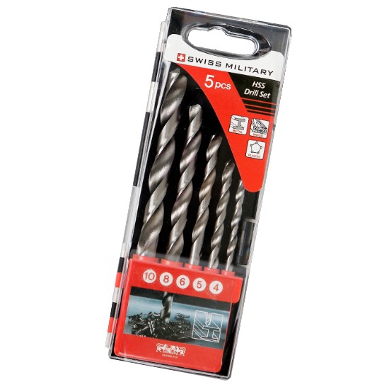 스위스밀리터리 드릴비트 세트 (BT-3, 5PCS)_이미지