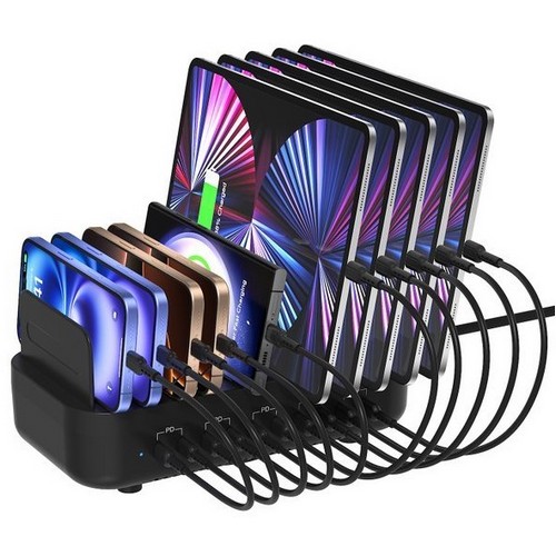 SooPii PD PPS 100W 10포트 GaN 접지형 충전기 CS101_이미지