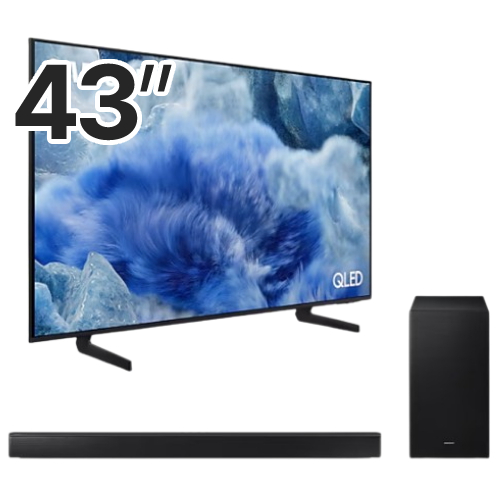 삼성전자 QLED KQ43QF8AAFXKR (스탠드+사운드바, HW-B650D)