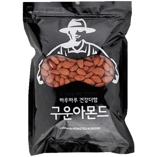 넛츠팜 구운 아몬드 1kg (2개)