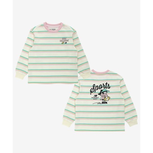 뉴발란스 Ready Set Rugby_아동 스트라이프 긴팔티 NK9BG1303U26