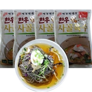 미정 F_L_E_X 한우사골 육수-1박스 340mlx30봉 막국수 육수 업소용  177 * 봉평원 메밀만두 585_G_O_L_D_이미지