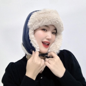 Rly 터프 레더 귀달이 군밤모자 네이비 겨울모자 12357296