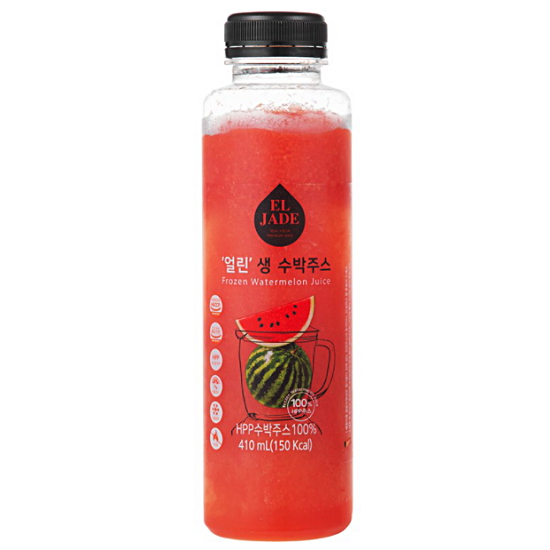 엘제이드 얼린 생 수박주스 410ml (6개)