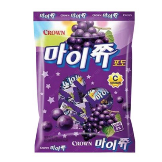 크라운제과 마이쮸 필로우 포도 92g