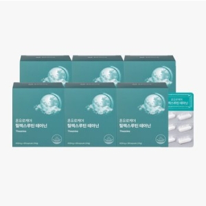 온유바이오 온유로케어 릴렉스루틴 테아닌 400mg 60캡슐 (6개)