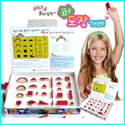 큰솔교육 624XEY09 KSE210 코콕 도장가베 풀세트 가베 학교교구_이미지