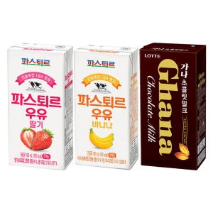 파스퇴르 바나나 우유 190ml_이미지