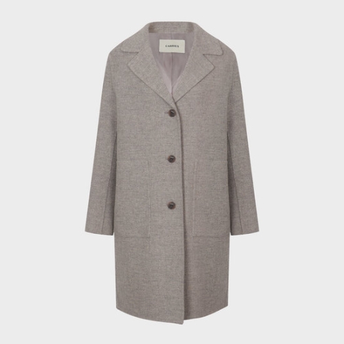 패션그룹형지 캐리스노트 짜임 울 코트 CN4WHC901